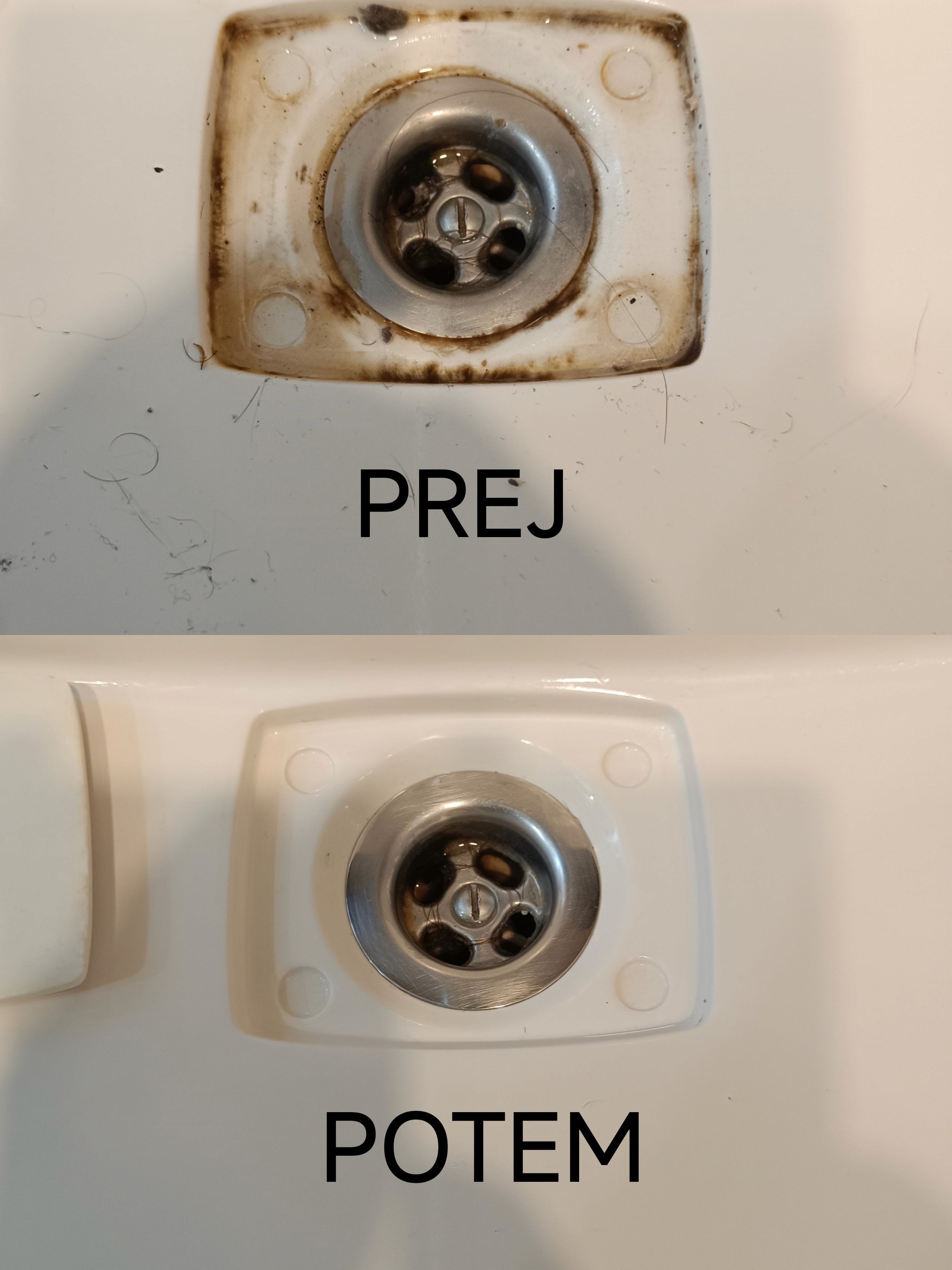 Drugi primer čiščenja kopalnice
